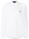 Polo Ralph Lauren Polo Pony-embroidered Long-sleeve Shirt In White