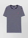 Polo Ralph Lauren Tailored Slim-fit Striped T-shirt In Blue