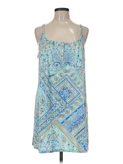 Pre-owned Polo Ralph Lauren Tank Top Blue Halter Neckline Tops