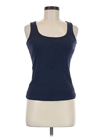 Pre-owned Polo Ralph Lauren Tank Top Blue Halter Neckline Tops