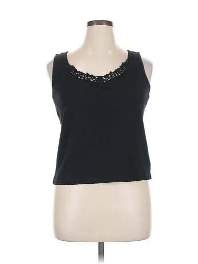 Pre-owned Polo Ralph Lauren Tank Top Gray Solid Pattern Halter Neckline Tops