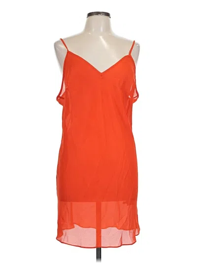 Pre-owned Polo Ralph Lauren Tank Top Orange Strapless Neckline Tops