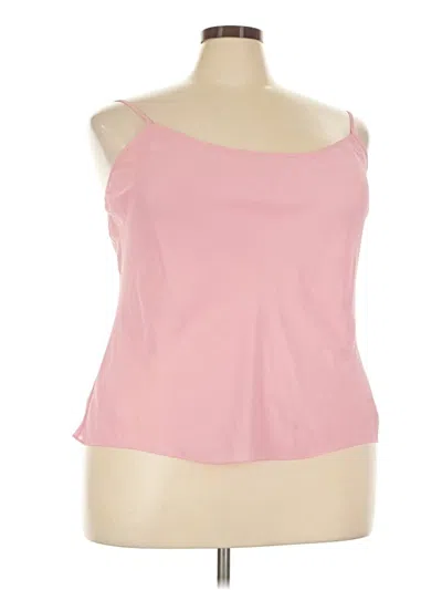 Pre-owned Polo Ralph Lauren Tank Top Pink Strapless Neckline Tops
