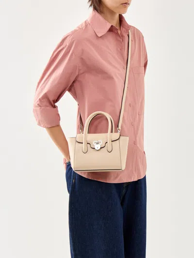 Polo Ralph Lauren Tanner Sm Satchel Bag In Sand