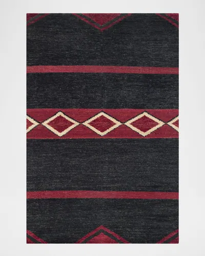 Polo Ralph Lauren Taos Hand Knotted Rug In Blackridge