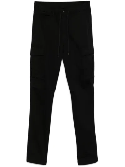 Polo Ralph Lauren Tapered Cargo Trousers In Black