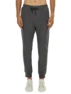 Polo Ralph Lauren Tapered Jogger Pants With Drawstring Waist And Ribbed Cuffs In Gray