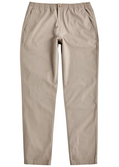 Polo Ralph Lauren Tapered-leg Stretch-cotton Chinos In Cream