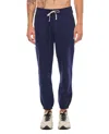 Polo Ralph Lauren Tapered Leg Track Pants With Drawstring Closure In Blue