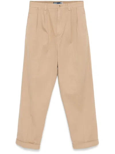 Polo Ralph Lauren Tapered Trousers In 中性色