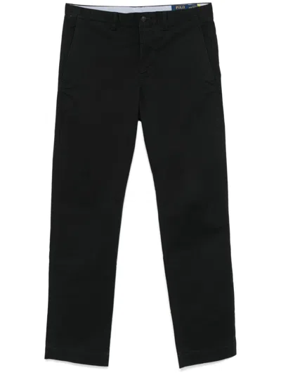 Polo Ralph Lauren Tapered Trousers In Black