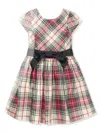 Polo Ralph Lauren Checked Dress In Red