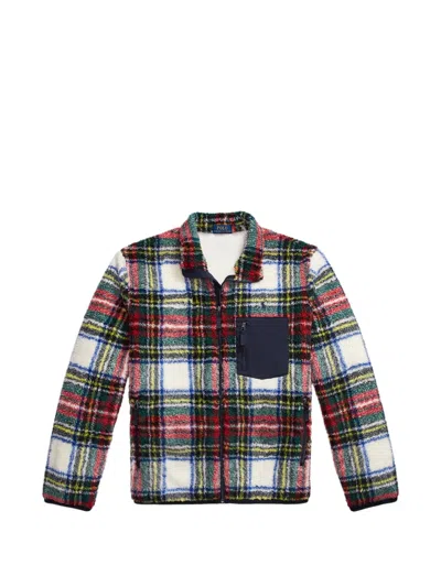 Polo Ralph Lauren Tartan Fleece Sweatshirt In Multi