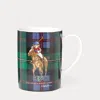 Polo Ralph Lauren Tartan Polo Bear Mug In Green Multi