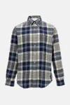 Polo Ralph Lauren Checked Button In Blue