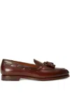 Polo Ralph Lauren Maestra Tassel Calfskin Loafer In Brown