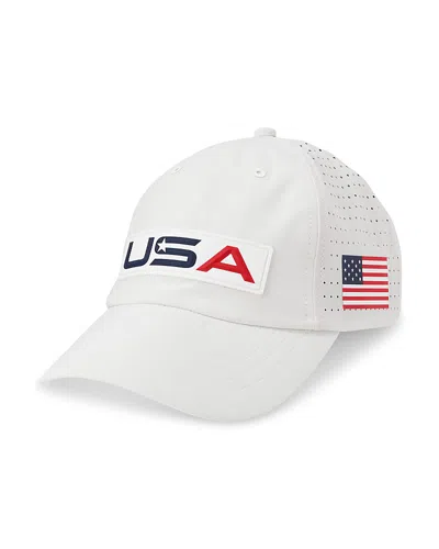 Polo Ralph Lauren Team Usa Sports Cap In White