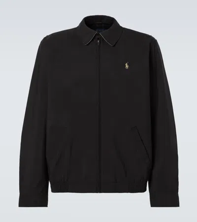 Polo Ralph Lauren Bi-swing Lightweight Zipped Jacket Clothing In Black