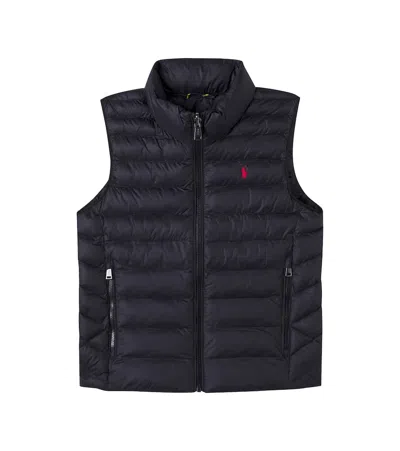 Polo Ralph Lauren Kids' Technical Puffer Vest In Blue