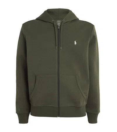 Polo Ralph Lauren Technical Zip-up Hoodie In Green