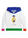 Polo Ralph Lauren Polo Bear Fleece Hoodie In Weiss