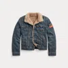 Polo Ralph Lauren Ralph Lauren Teddy Fleece-lined Denim Trucker Jacket In Wills