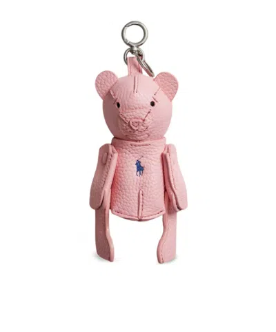 Polo Ralph Lauren Teddy Keyring In Pink