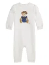 Polo Ralph Lauren Teddy-print Romper In White