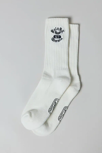 Polo Ralph Lauren Tennis Crew Sock In White, Men's At Urban Outfitters