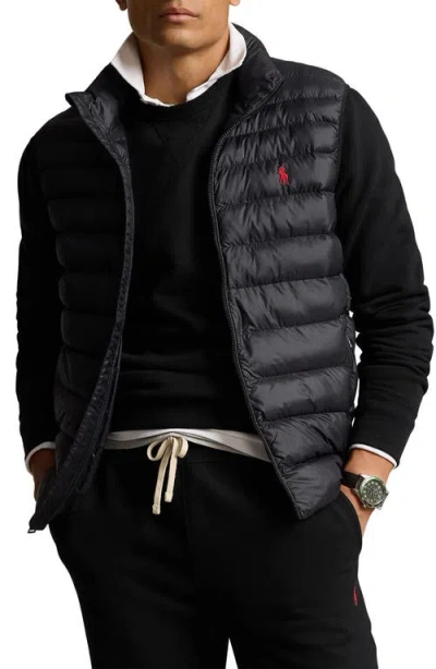 Polo Ralph Lauren Terra Black Recycled Nylon Puffer Vest