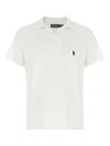 Polo Ralph Lauren Custom Slim Fit Stretch Mesh Polo Shirt In 白色