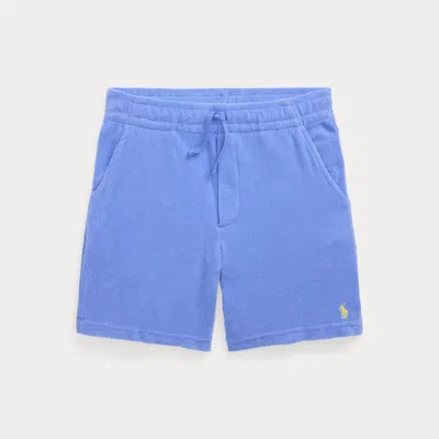 Polo Ralph Lauren Kids' Terry Drawstring Short In Harbor Island Blue