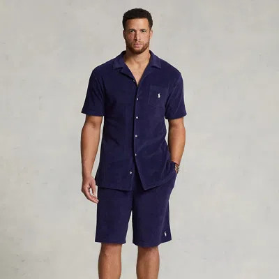 Polo Ralph Lauren Terry Drawstring Short In Newport Navy