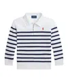 Polo Ralph Lauren Terry Half-zip Sweatshirt In Transparent