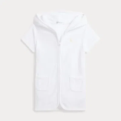 Polo Ralph Lauren Babies' Terry Hooded Cover-up In White