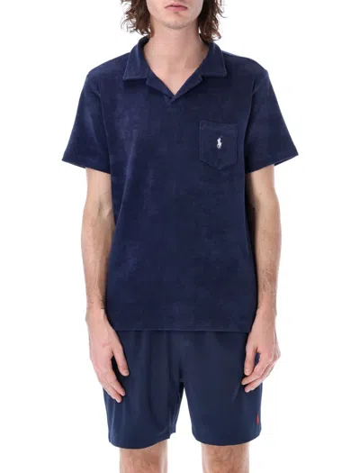 POLO RALPH LAUREN POLO RALPH LAUREN TERRY POLO SHIRT WITH POCKET