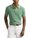 Polo Ralph Lauren Textured Cotton-linen Sweater In Faded Mint