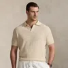 Polo Ralph Lauren Textured Cotton-linen Sweater In Full Cream