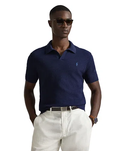 Polo Ralph Lauren Textured Cotton Linen Sweater In Animal Print