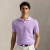 Polo Ralph Lauren Textured Cotton-linen Sweater In Powder Purple