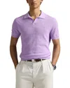 Polo Ralph Lauren Textured Cotton-linen Sweater In Powder Purple