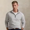 Polo Ralph Lauren Textured Double-knit Pullover In Spring Heather/nevis