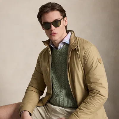 Polo Ralph Lauren The Abottson Gabardine Jacket In Rl Khaki In Brown