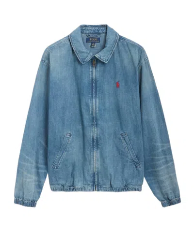 Polo Ralph Lauren Long-sleeved Casual Jacket In Blue