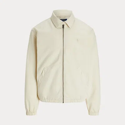 Polo Ralph Lauren The Bayport Mineral-dyed Poplin Jacket In Beige
