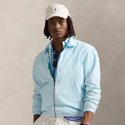 Polo Ralph Lauren The Bayport Mineral-dyed Poplin Jacket In Sky