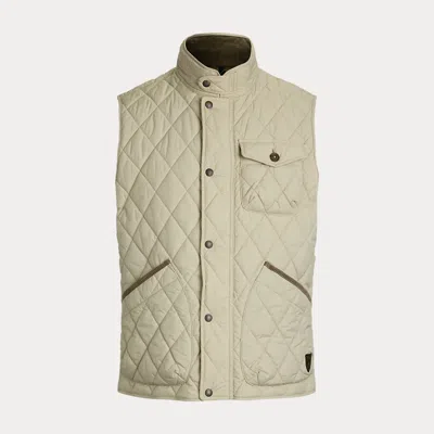 Polo Ralph Lauren The Beaton Quilted Utility Vest In Stoneware Grey