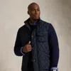 Polo Ralph Lauren The Beaton Quilted Vest In College Navy