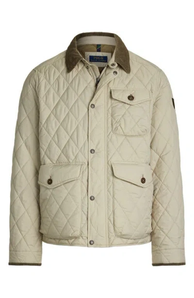 Polo Ralph Lauren The Beaton Water Repellent Quilted Jacket In Stoneware Grey