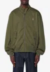 Polo Ralph Lauren The Bedford Logo Embroidered Jacket In Green